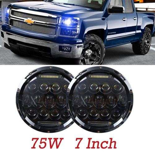 Headlights 7W LED Headlight 7'' Round LED Headlights was sold for